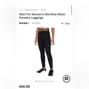 nike pro leggings